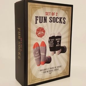 Fun socks for men.